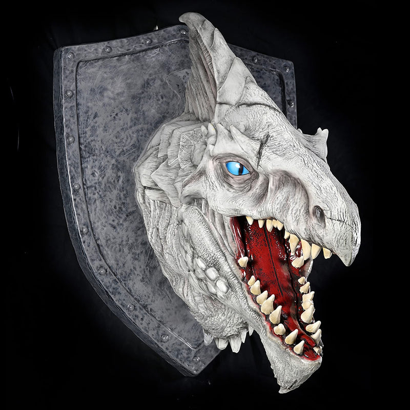 WizKids D&D Replicas of The Realms: White Dragon Trophy Plaque Dungeons and Dragons