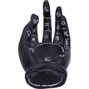 Palmists Prediction Black Chiromancy Hand Candle Holder 18.3cm 6