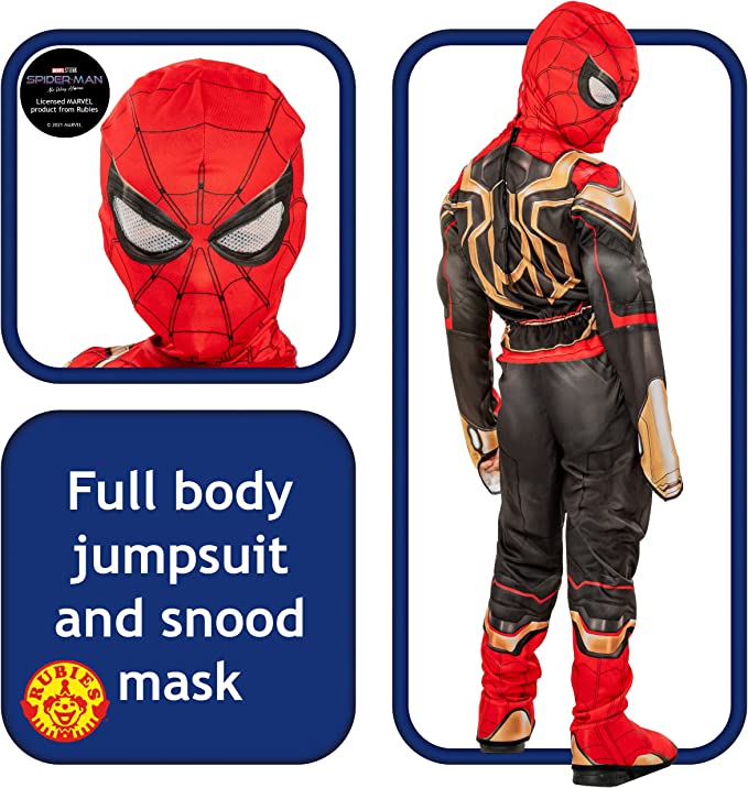 Spider-man No Way Home Kids Iron-spider Deluxe Costume_2 rub-702749M