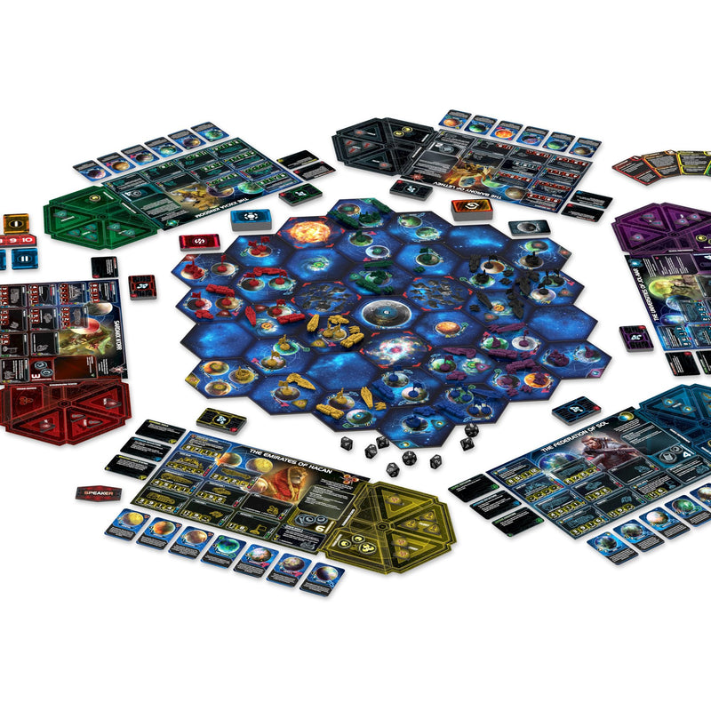 Twilight Imperium: 4th Edition Board Game - Epic Galactic Conquest! Sci-Fi Strategy Game, Adventure Game for Kids & Adults, Ages 14+, 3-6 Players, 4-8 Hour Playtime, Made by Fantasy Flight Games