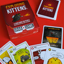 Exploding Kittens Grab & Game Travel Sized High Stakes Card Party Fun