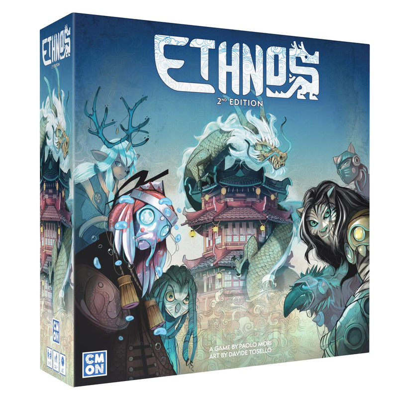 Ethnos Board Game (2nd Edition) - Command Powerful Clans! Area Control Strategy Game for Kids & Adults, Includes Solo Mode, Ages 14+, 1-6 Players, 45 Minute Playtime, Made by CMON