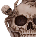 Breaking Free Skeleton Emerging from Skull Ornament 17.7cm 5
