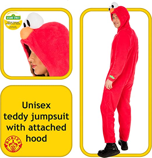 Elmo Adult Costume Sesame Street