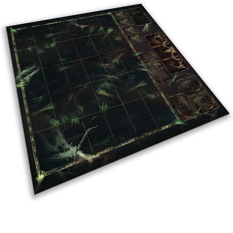 Awaken Realms Tainted Grail: Kings of Ruin PLAYMAT - Neoprene Game Mat with Evocative Background for Enhanced Gameplay! Ages 14+, 1-4 Players, 2-3 Hour Playtime, Made by Awaken Realms