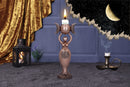 Exclusive Bronze Spiral Goddess Candle Holder 20.3cm 7