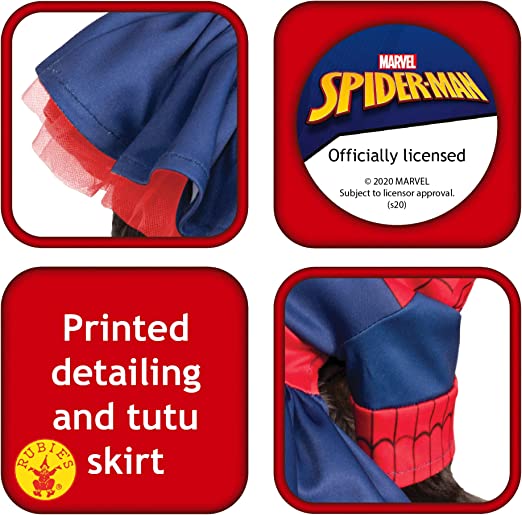 Spidergirl Pet Costume Tutu