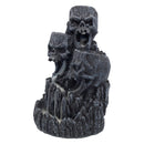 Skull Backflow Incense Tower Holder 17.5cm 3