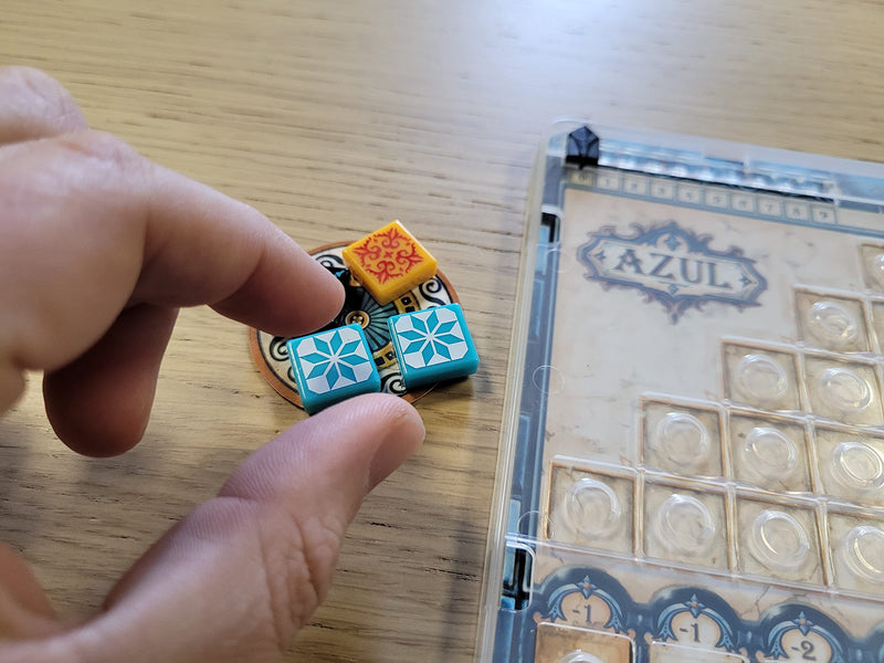 Azul Mini Board Game - Portable Tile-Placement Fun, Strategy Game for Kids and Adults, Ages 8+, 2-4 Players, 30-45 Minute Playtime, Made by Next Move Games