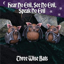 Three Wise Bats Figurines 8.5cm 3