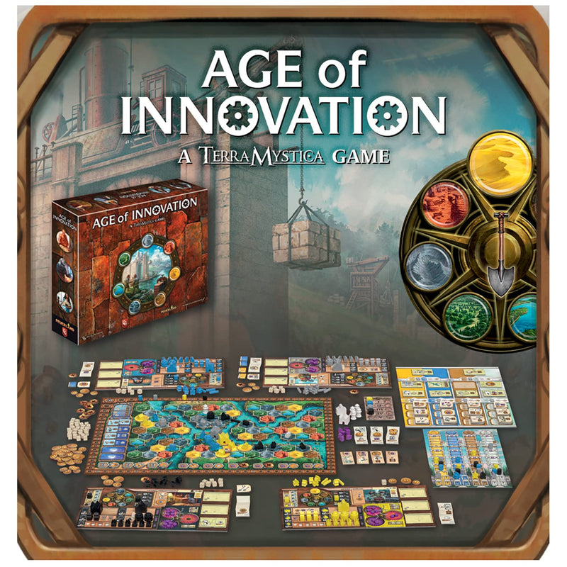 Capstone Games: Age of Innovation - A Terra Mystica Game, Faction Strategy Board Game