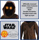 Jawa Kids Costume Light Up Eye Hooded Robe Star Wars