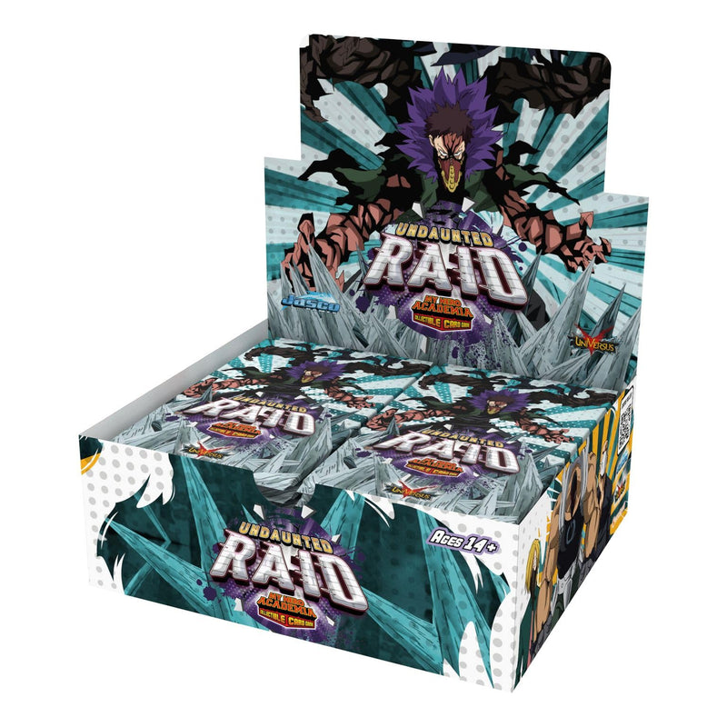 Jasco My Hero Academia Collectible Card Game Series 5: Undaunted Raid Booster Display - Contains 24 Expansion Packs of 11-Cards, Trading Card Game