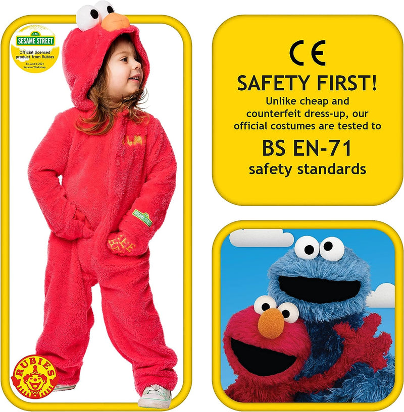 Elmo Sesame Street Toddler Costume Fleece