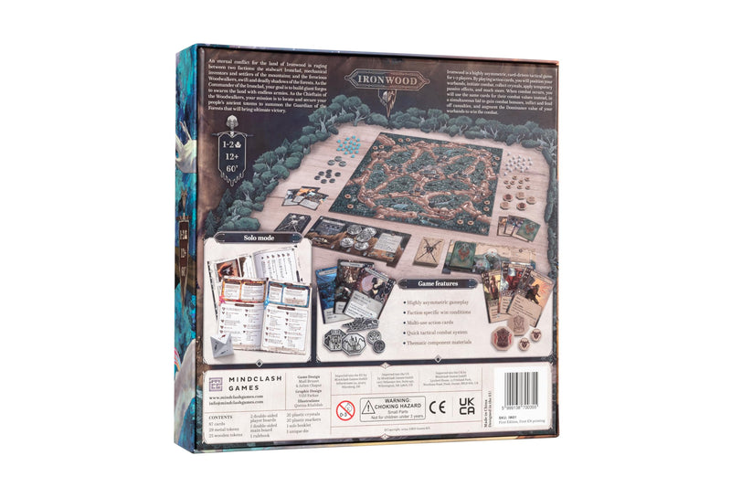 Ironwood Asymmetric Tactical Card Game for 1-2 Players