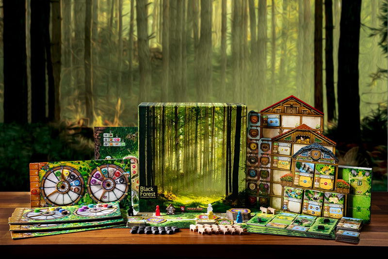 Capstone Games: Black Forest - Resource Management Card Based Board Game, 1-4 Players, Ages 14+, 90 Minutes