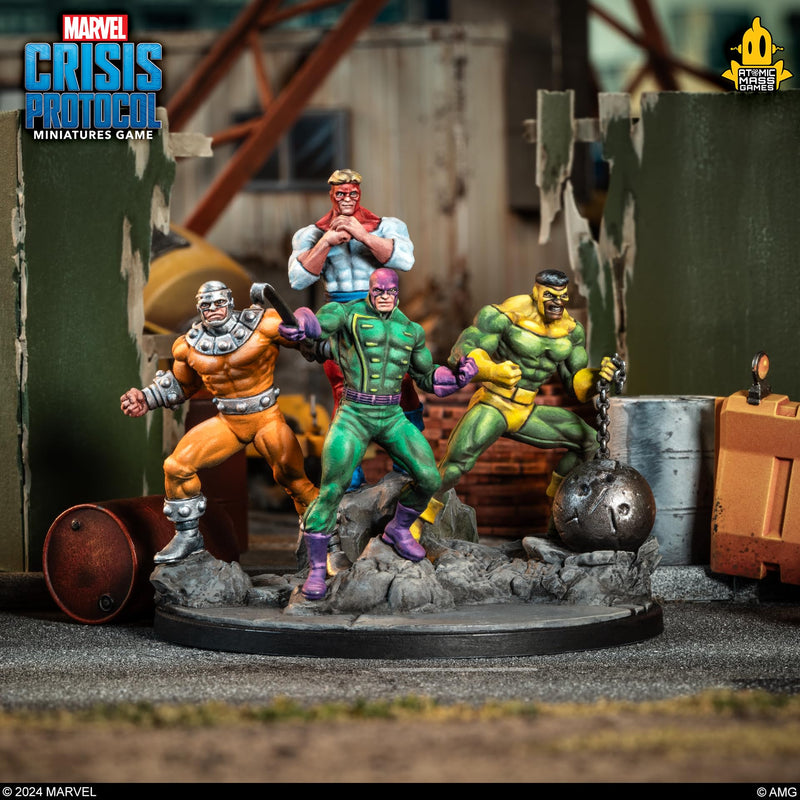 Atomic Mass Games Marvel: Crisis Protocol Abomination & Wrecking Crew Character Pack - Criminal Syndicate Expansion, Tabletop Superhero Game, Ages 14+, 2 Players, 90 Minute Playtime, Made