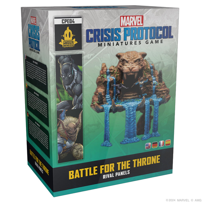 Atomic Mass Games Marvel: Crisis Protocol Battle for The Throne Rival Panels - Wakanda Showdown! Tabletop Superhero Game, Ages 14+, 2 Players, 90 Minute Playtime, Made