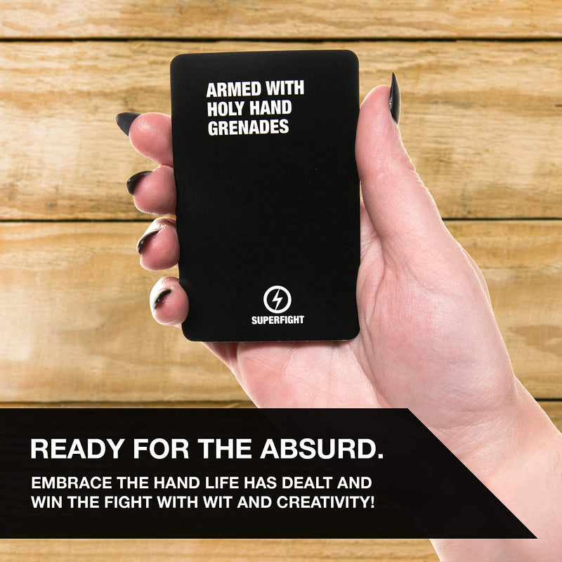 Skybound Superfight Card Game - Absurd Superpower Arguments for Kids, Teens & Adults, 500 Cards, 3+ Players, Ages 8+