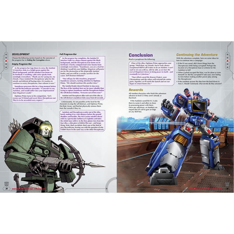 Transformers Roleplaying Game: Beacon Of Hope Adventure & GM Screen - Expansion Adventure For 1st - 2nd Level Players, Includes 36 Page RPG Booklet & Game Master Screen, Tabletop RPG Story & Accessory