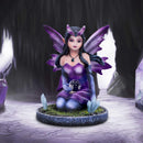 Violet Purple Crystal Fairy Figurine 9cm 6