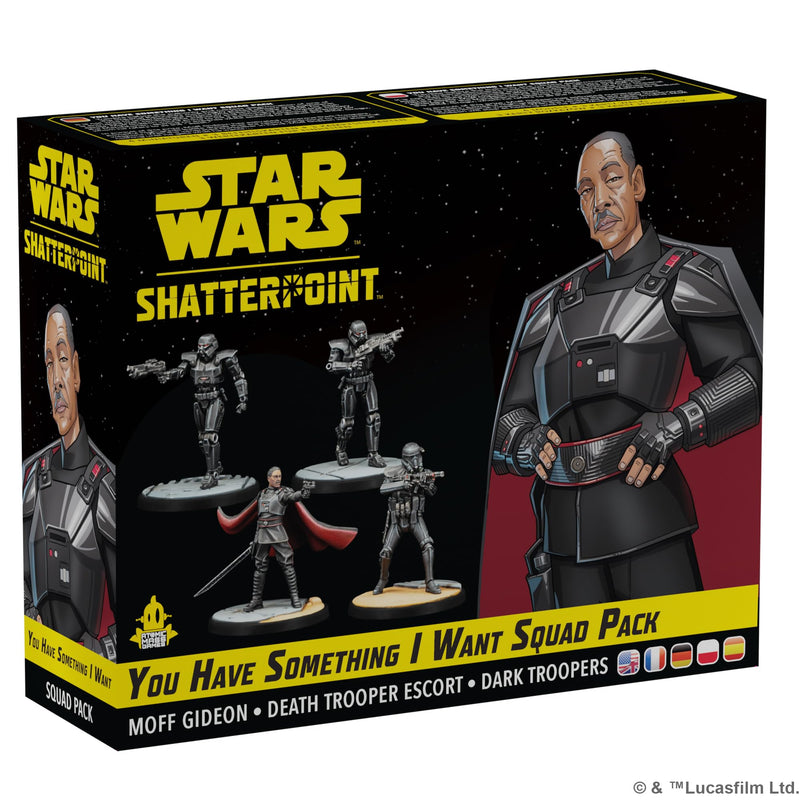 Star Wars Shatterpoint You Have Something I Want Squad Pack - Tabletop Miniatures Game, Strategy Game for Kids and Adults, Ages 14+, 2 Players, 90 Minute Playtime, Made by Atomic Mass Games