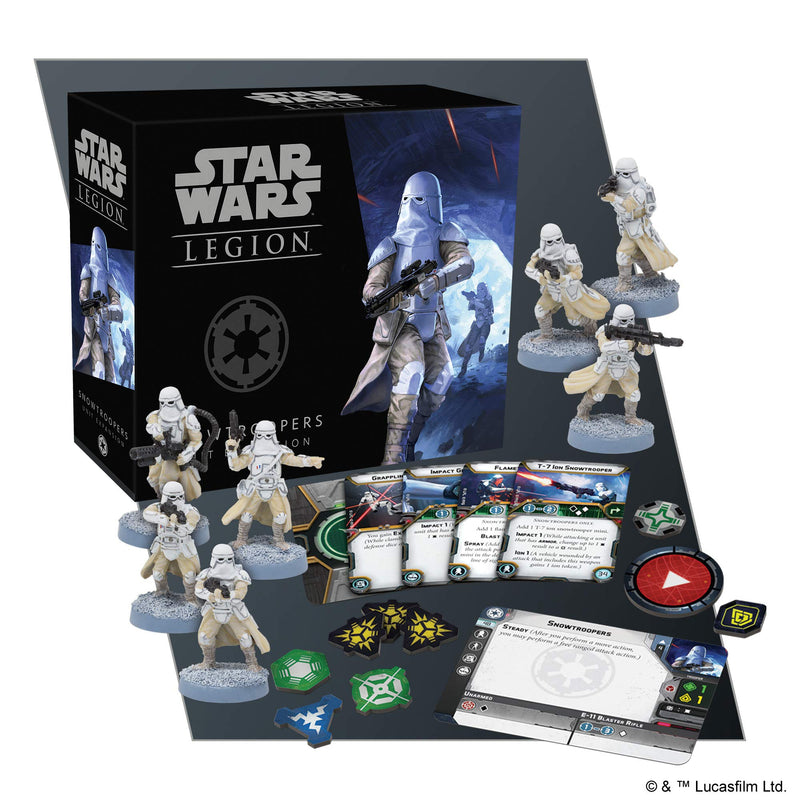 Star Wars Legion Snowtroopers EXPANSION | Two Player Battle Game | Miniatures Game | Strategy Game for Adults and Teens | Ages 14 and up | Average Playtime 3 Hours | Made by Atomic Mass Games