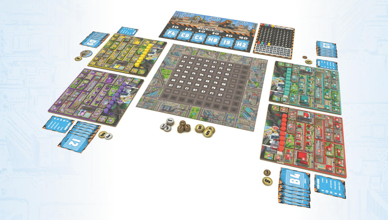 Arcane Wonders Foundations of Metropolis - Strategy Board Game - for 1 to 4 Players and Ages 14+