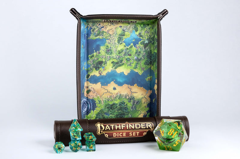 FanRoll by Metallic Dice Games Officially Licensed Pathfinder Dice and Accessories