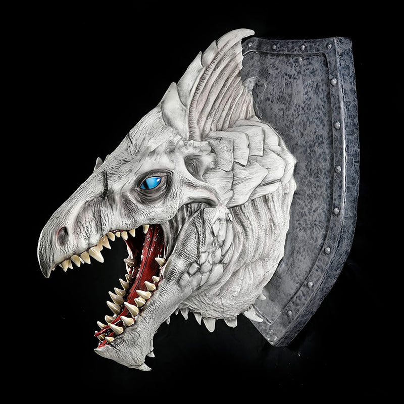 WizKids D&D Replicas of The Realms: White Dragon Trophy Plaque Dungeons and Dragons