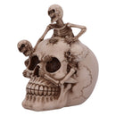 Breaking Free Skeleton Emerging from Skull Ornament 17.7cm 2