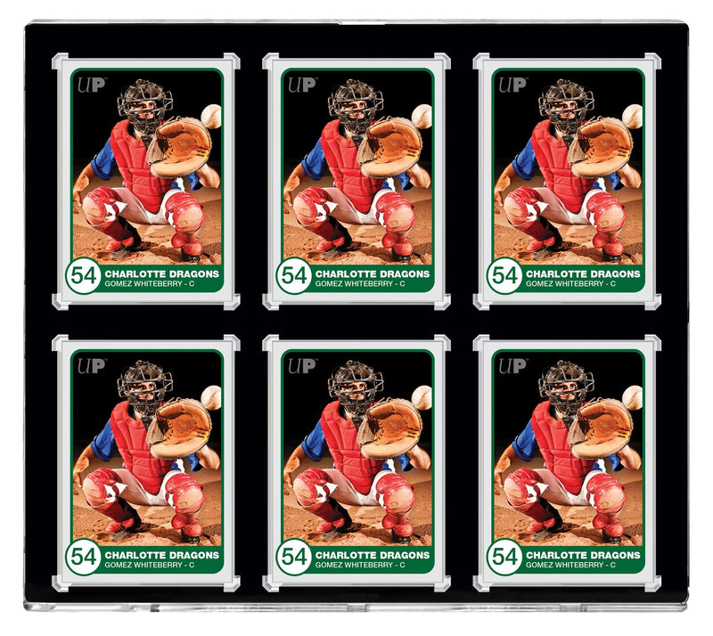 Ultra PRO Black Border ONE Touch 6 Graded Card Display Case Show Off & Protect