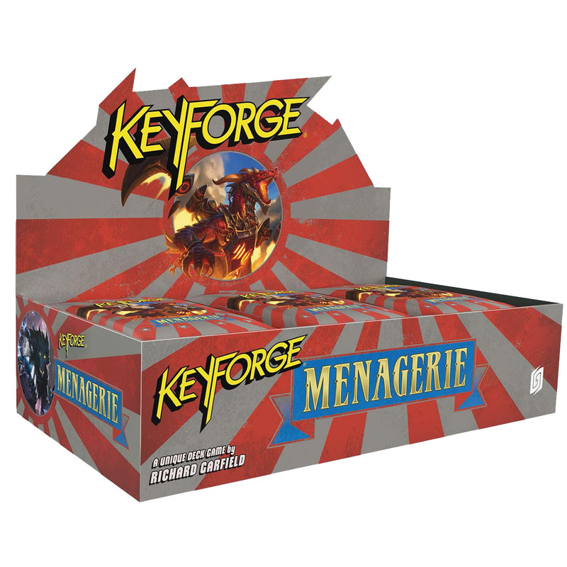 Ghost Galaxy KeyForge: Menagerie Deck Display - (Set of 12 Decks) Unique Themed Card Decks for Casual Play, Ages 14+, 2 Players, 30-45 Minute Playtime, Made