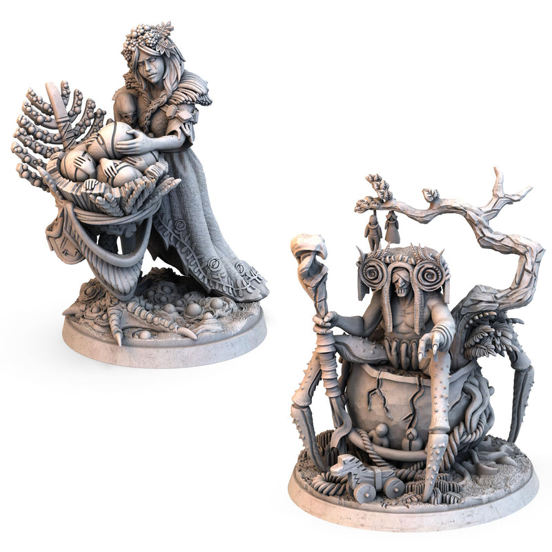 Awaken Realms Tainted Grail: Kings of Ruin Wyrd Encounters Board Game Expansion - Enhance Your Immersion with Plastic Guardian Models! Ages 14+, 1-4 Players, 2-3 Hour Playtime, Made