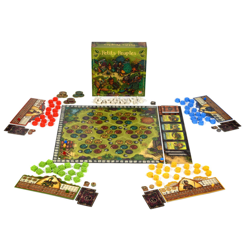 Bombyx Garden Nation - War and Building Board Game,, Ages 10+, 2-4 Players, 60 Min