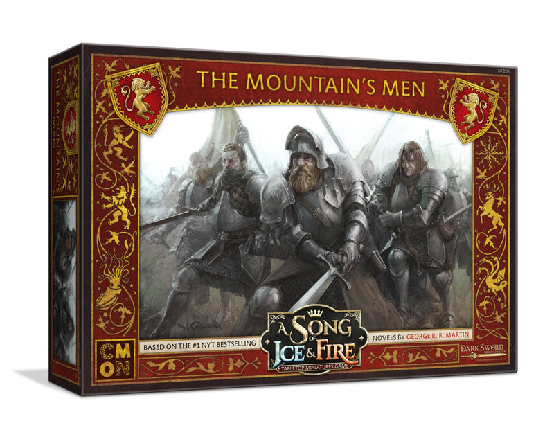 CMON A Song of Ice and Fire Tabletop Miniatures Game The Mountain's Men UNIT BOX - Command a Fearsome Mercenary Unit! Strategy Game for Adults, Ages 14+, 2+ Players, 45-60 Minute Playtime, CMON