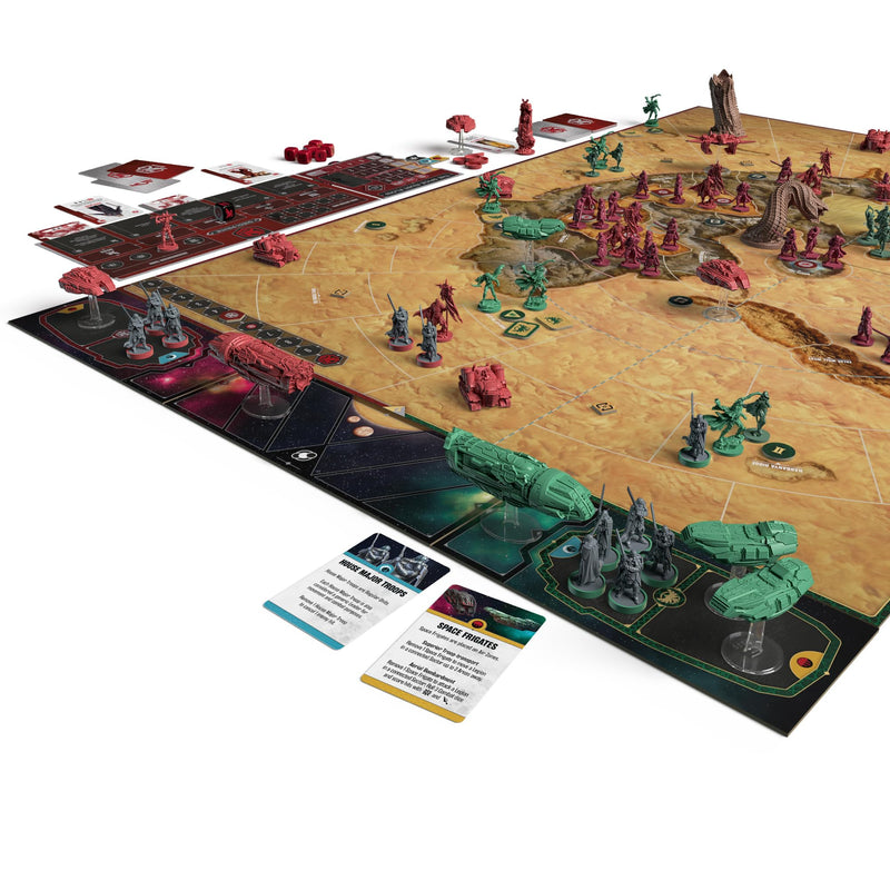 Dune: The Spacing Guild Board Game Expansion - Tabletop Miniatures Strategy Game with Asymmetric Gameplay for Kids and Adults, Ages 14+, 1-4 Players, 120 Minute Playtime, Made by CMON