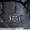 Witching Wares Triple Moon Magic Hanging Ornament 7.5cm 7