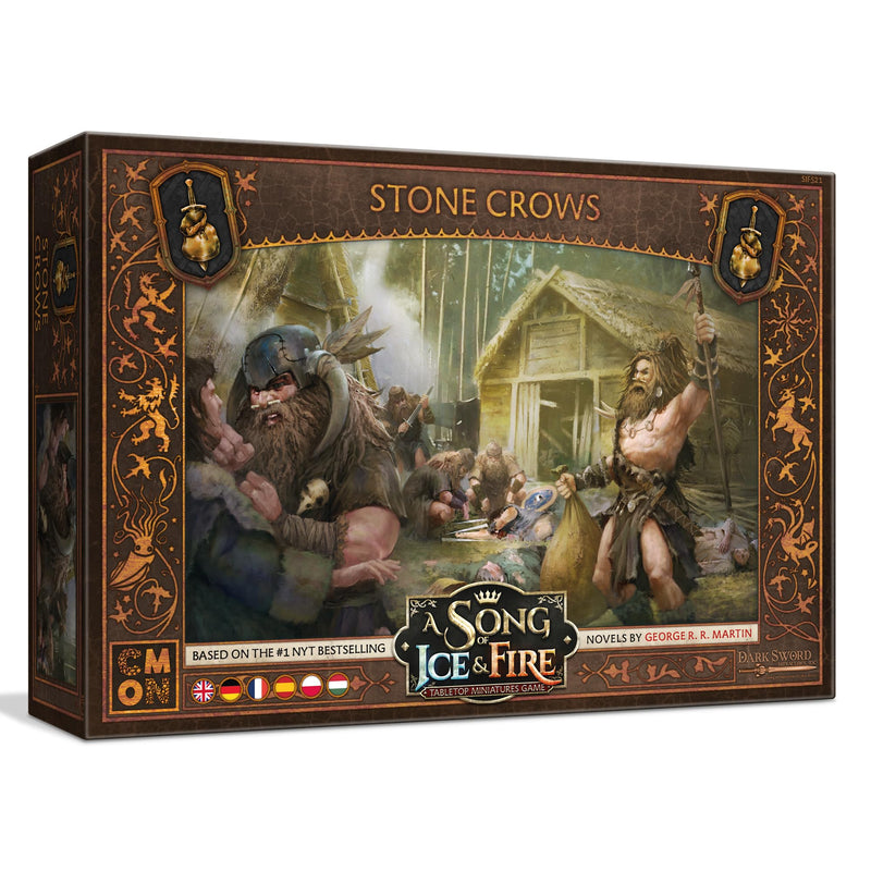 CMON A Song of Ice and Fire Tabletop Miniatures Game Stone Crows Unit Box - Mercenaries for Hire in Westeros! Strategy Game for Adults, Ages 14+, 2+ Players, 45-60 Minute Playtime, Made