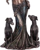 Bronze Mythological Hecate Moon Goddess Figurine 34cm Resin Statue 6