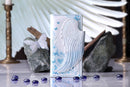 White Angel Wings Embossed Purse 18.5cm 6