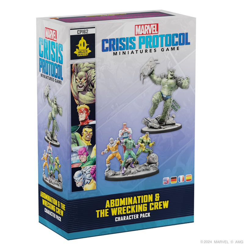 Atomic Mass Games Marvel: Crisis Protocol Abomination & Wrecking Crew Character Pack - Criminal Syndicate Expansion, Tabletop Superhero Game, Ages 14+, 2 Players, 90 Minute Playtime, Made