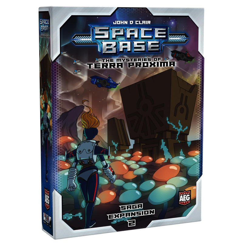 AEG Space Base: The Mysteries of Terra Proxima Saga Expansion | Explore & Discover The Strange Ruins and Vast Fields of Fungi | 2-5 Players | Ages 10+