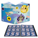 Ultra Pro | Pokemon Pikachu & Mimikyu 9-Pocket Folder | Trading Card Accessory | Ages 6+, Black