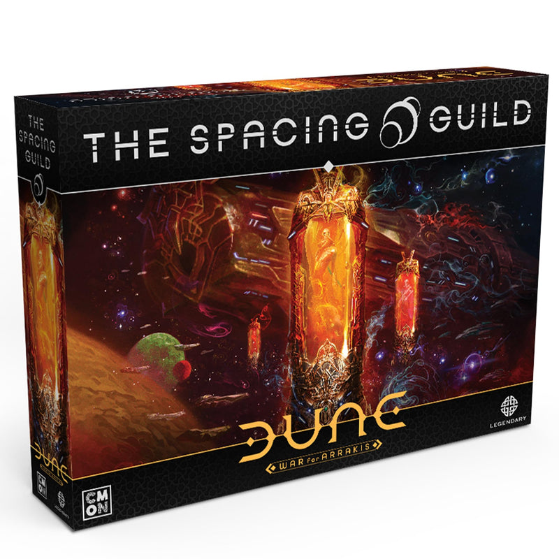 Dune: The Spacing Guild Board Game Expansion - Tabletop Miniatures Strategy Game with Asymmetric Gameplay for Kids and Adults, Ages 14+, 1-4 Players, 120 Minute Playtime, Made by CMON