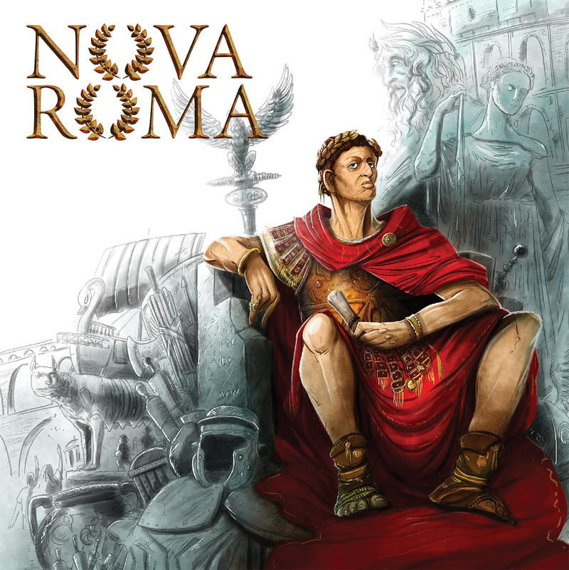 Nova Roma: Emperor Constantine Builds The New Roman Empire - Euro Strategy Board Game - 25th Century Games