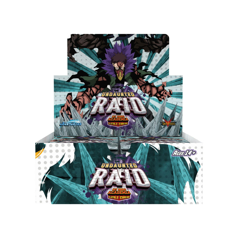 Jasco My Hero Academia Collectible Card Game Series 5: Undaunted Raid Booster Display - Contains 24 Expansion Packs of 11-Cards, Trading Card Game