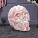 Marbellum Pink Marble Skull Large 13.5cm 8