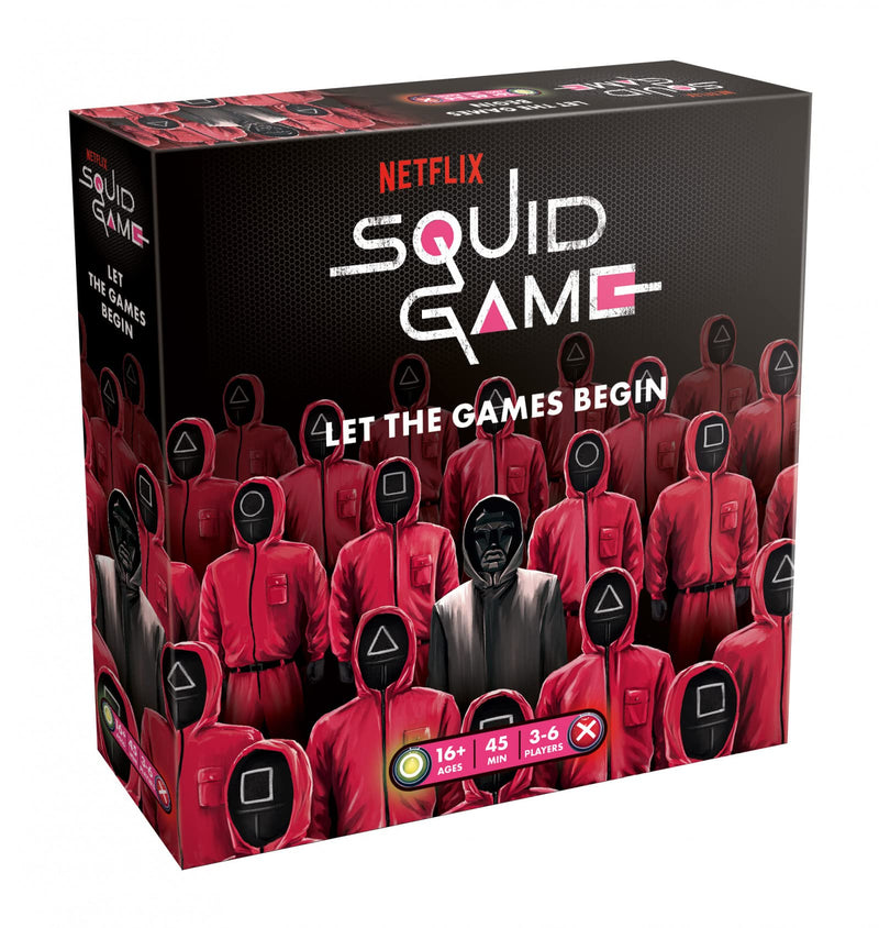 Squid Game Board Game Ages 16+ 3-6 Players 45 Minutes Playing Time