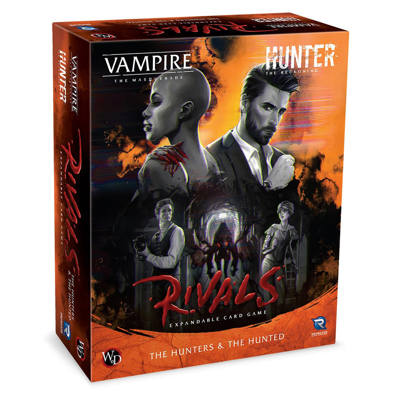 Vampire: The Masquerade Rivals Expandable Card Game The Hunters & The Hunted: Core Set - Everything Needed to Play, Card Game Based On The RPG, Ages 14+, 2-4 Players